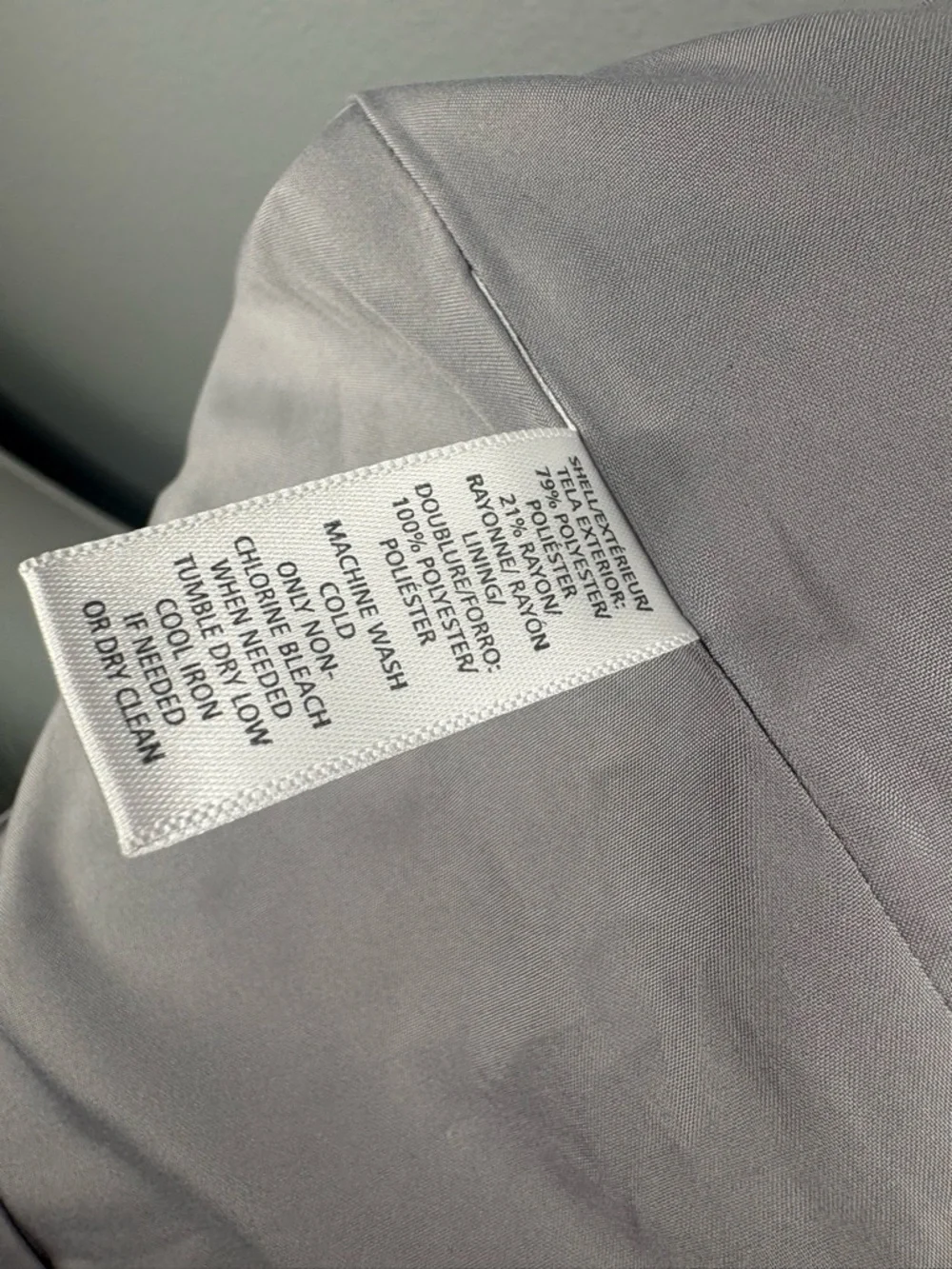 LOFT Grey Pastel Floral Brocade Tapestry Print Mini Skirt - Picture 5 of 6